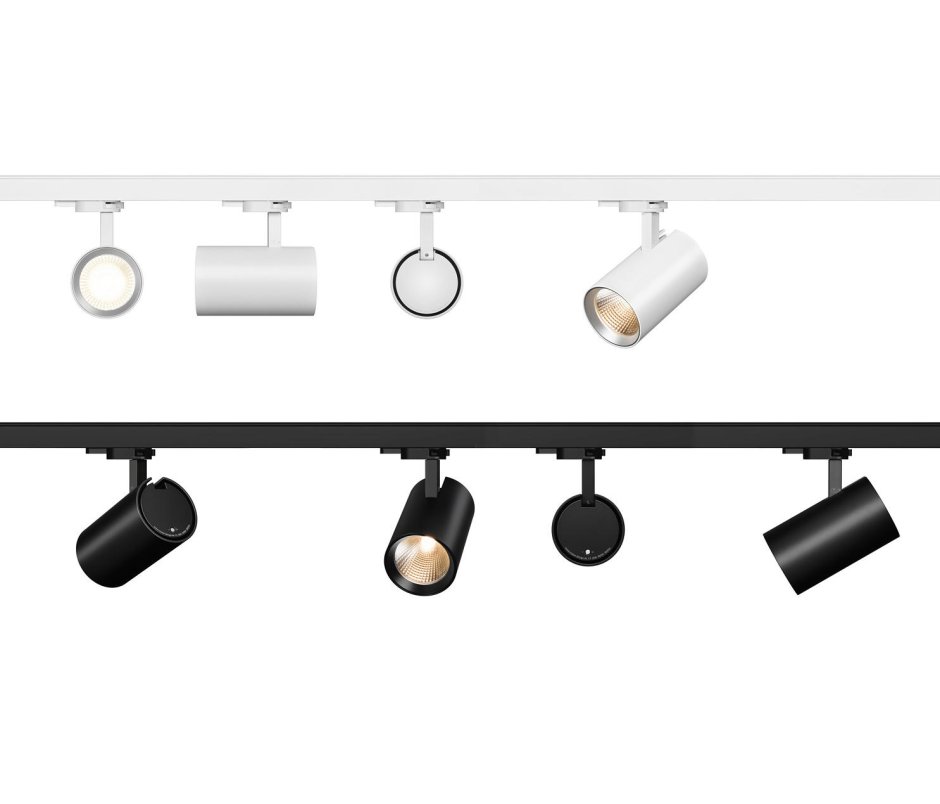 Накладной трековый светильник белый Майтони