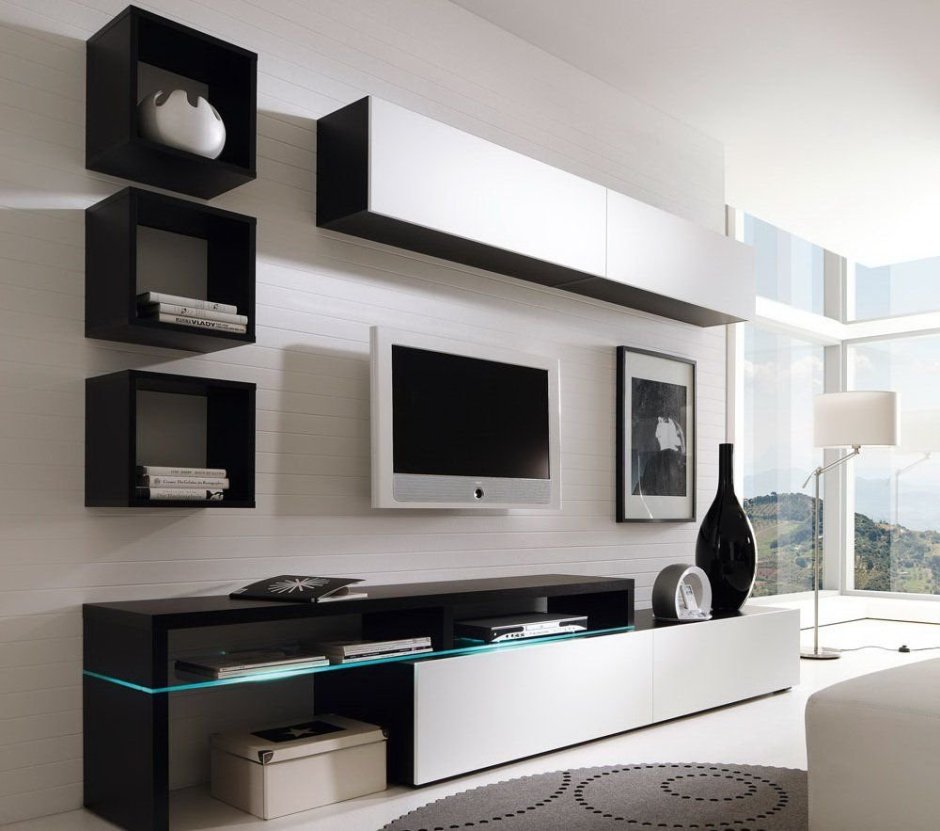 Современная стенка для телевизора