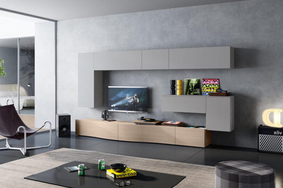 Стенка для гостиной Модерн матовая