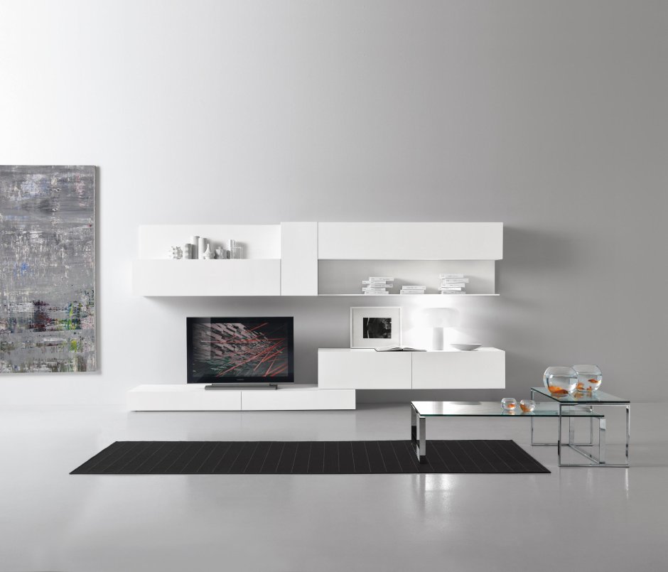 Модульная стенка Бьянко BMS