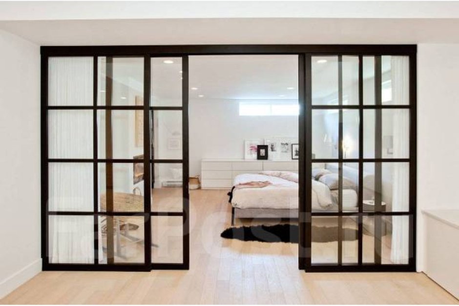 Межкомнатная перегородка раздвижная профиль Дорс