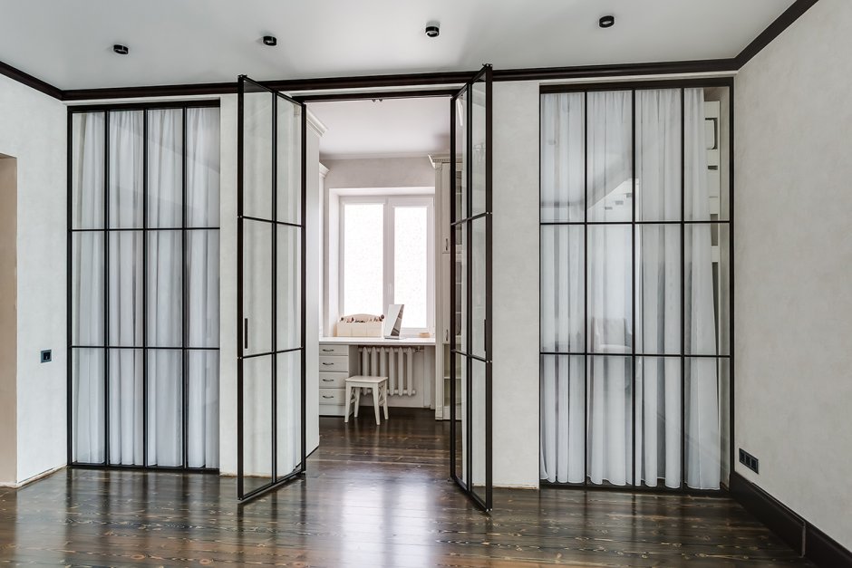 Внутрикомнатная перегородка гармошка