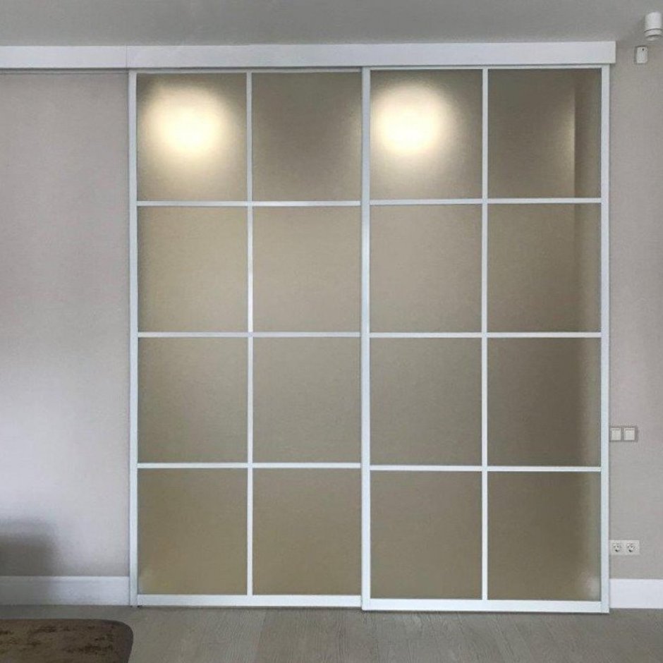 Раздвижные перегородки профил Квадро