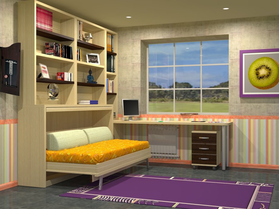 Откидные детские кровати