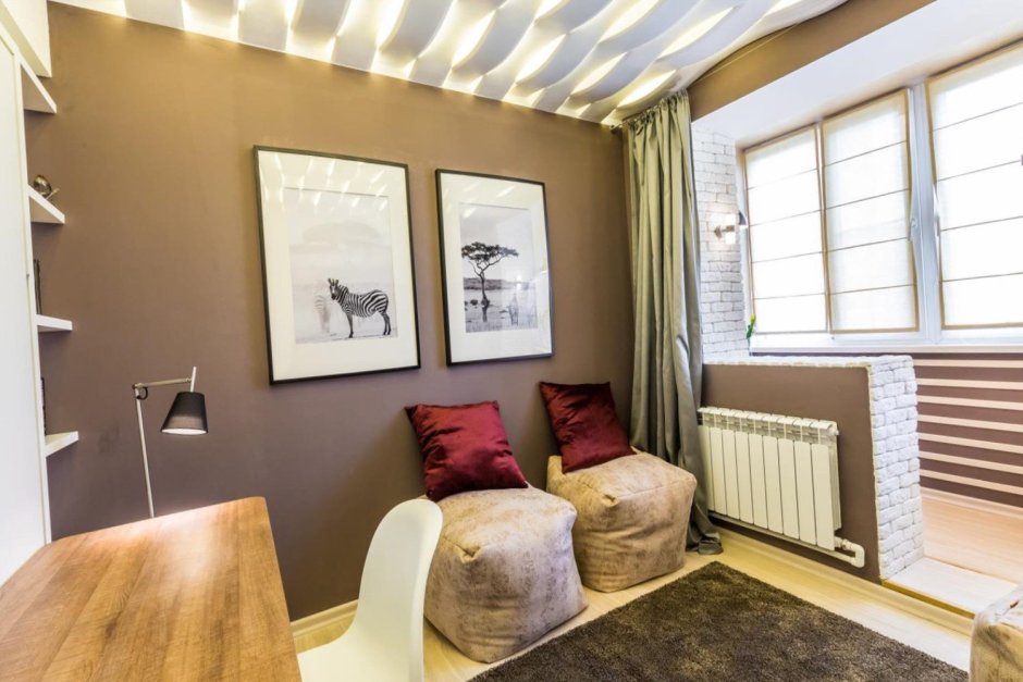 Комната с открытым балконом