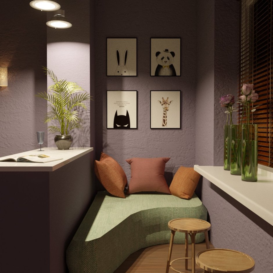 Лоджия совмещенная с комнатой