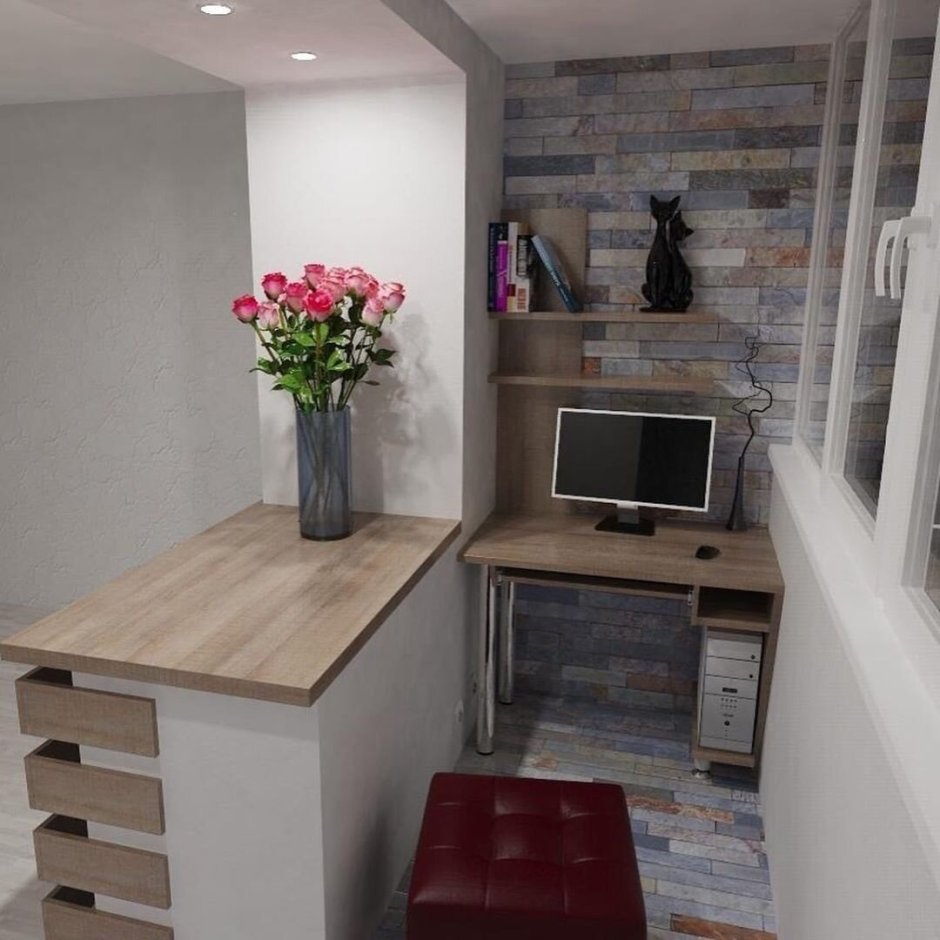 Объединение лоджии с комнатой