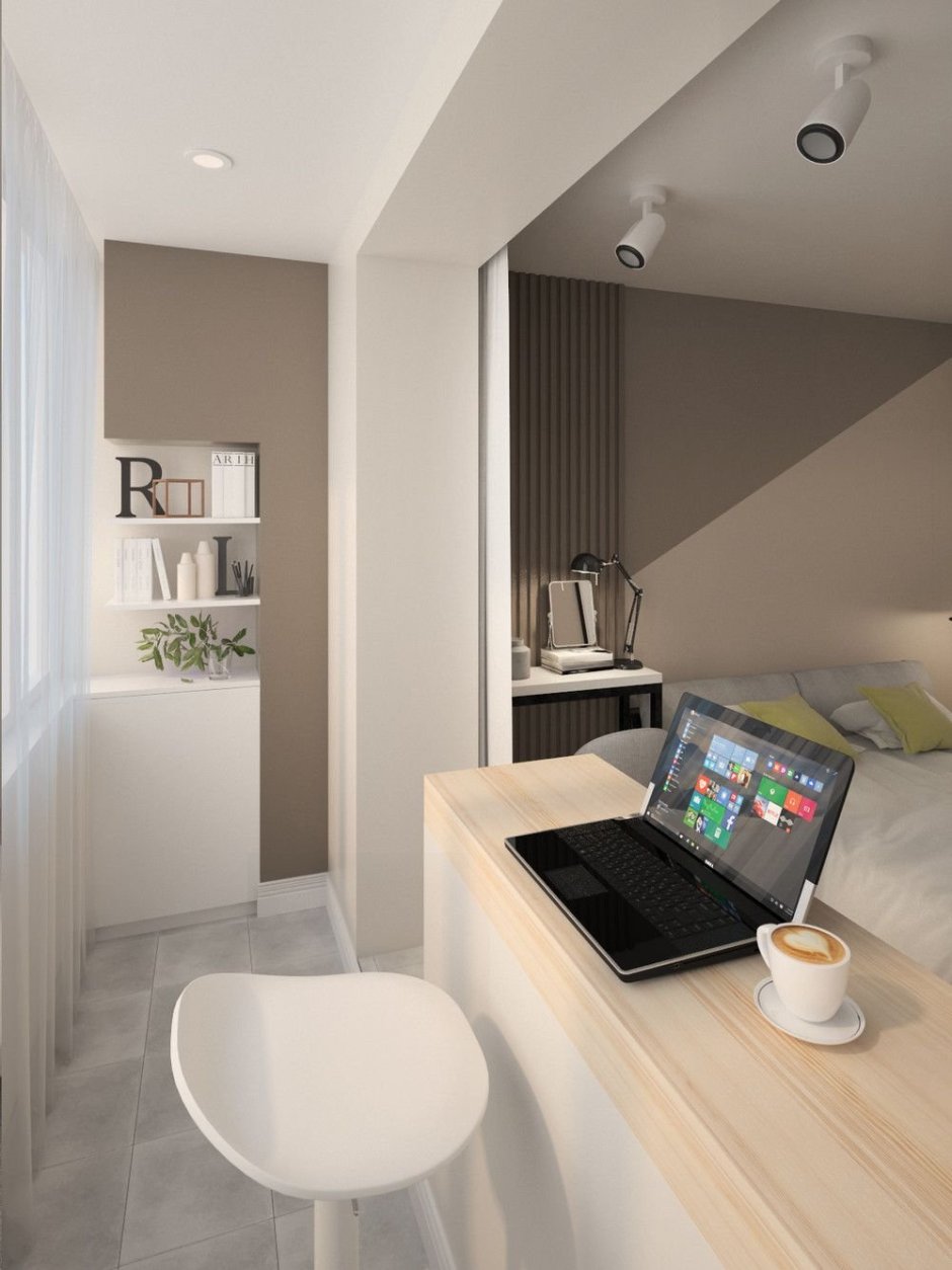 Интерьер лоджии п44т