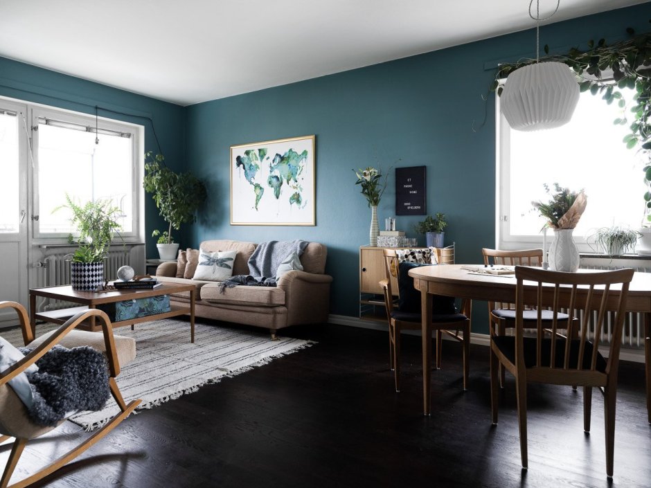Скандинавские цвета в интерьере