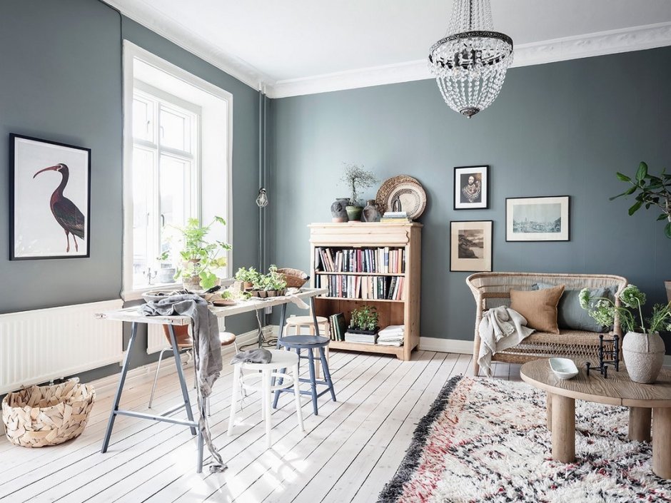 Скандинавские цвета в интерьере