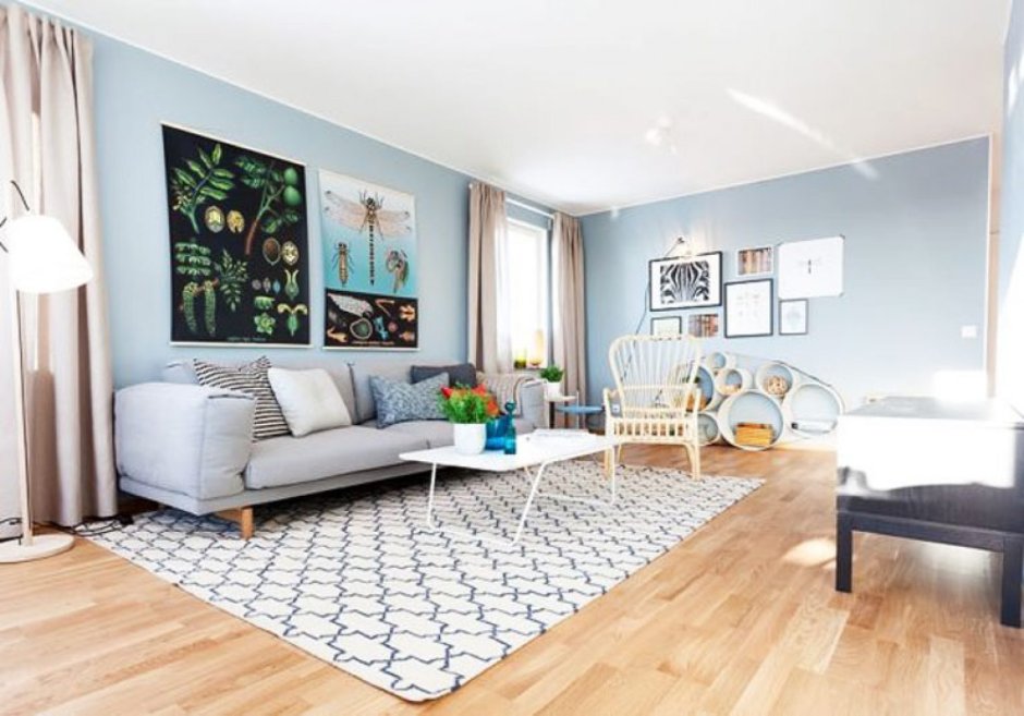 Ламинат в стиле Сканди