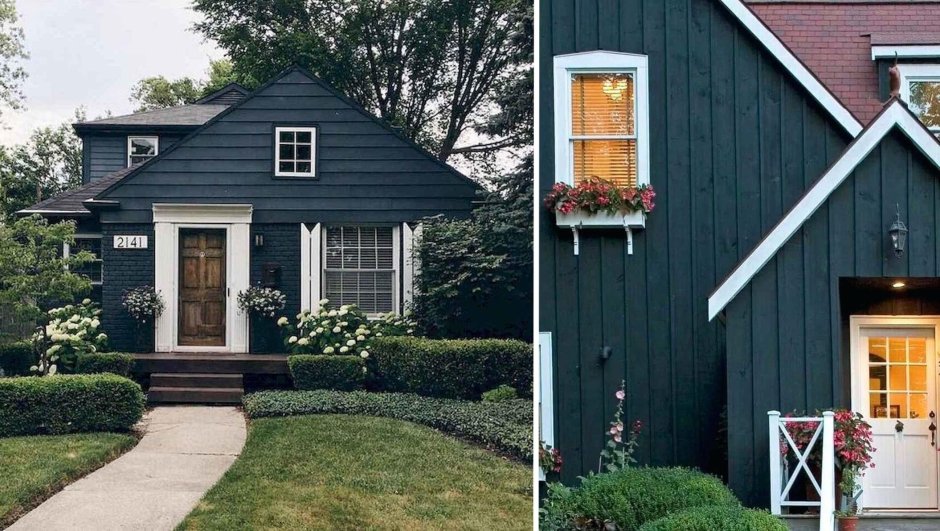 Дом в Сканди стиле фасад