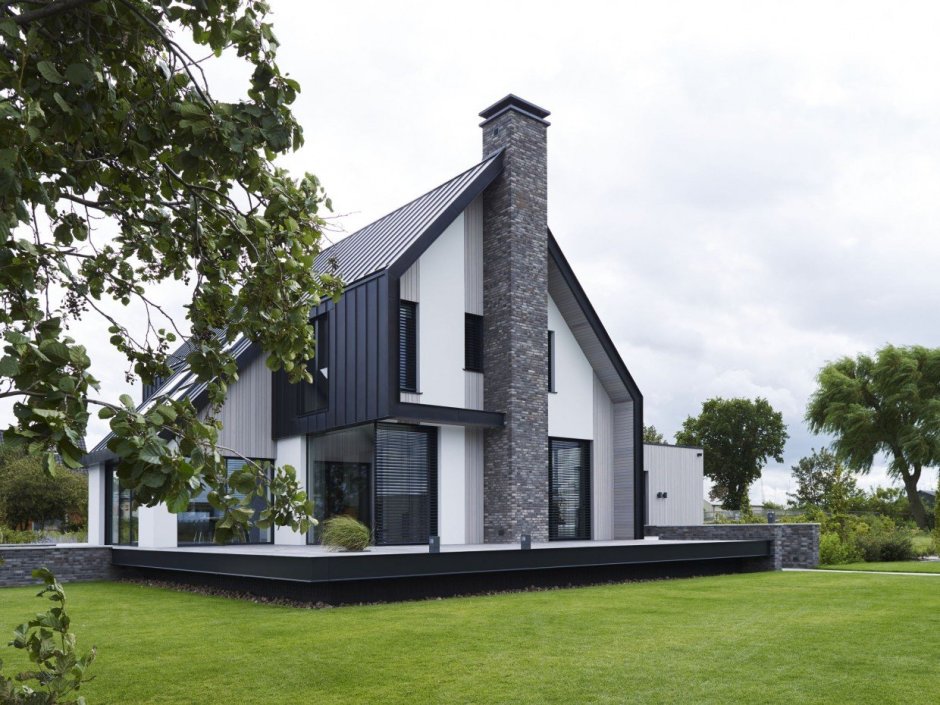 Дом в Сканди стиле фасад