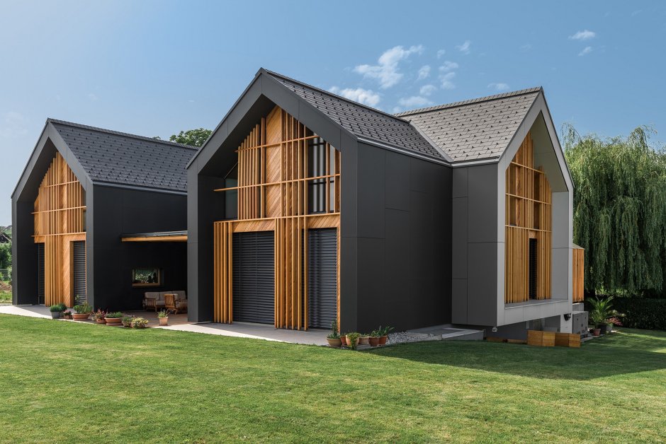 Дом в стиле барнхаус Скандинавия