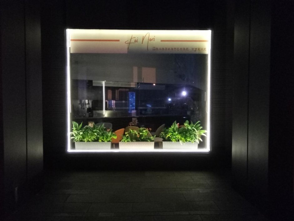 Светодиодная подсветка окна