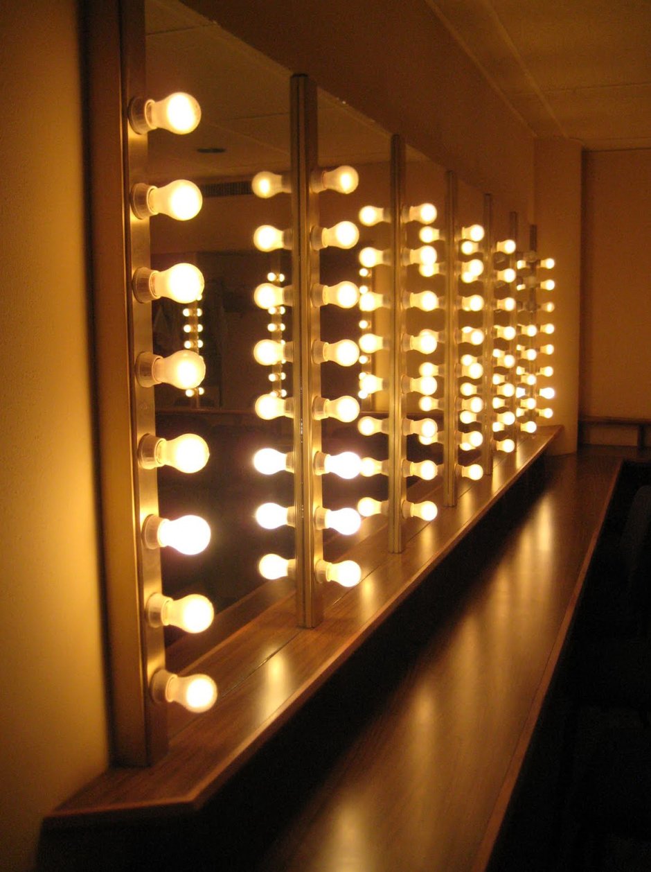 Подсветка витрин лампочками