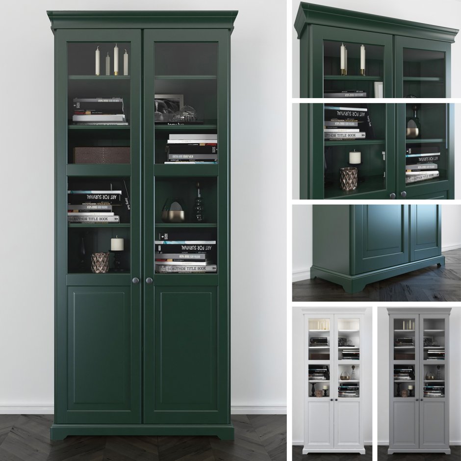 Шкаф-витрина ikea ЛИАТОРП