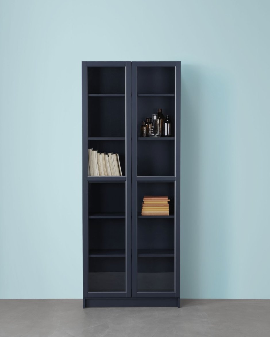 Икеа книжный шкаф Билли темно красный