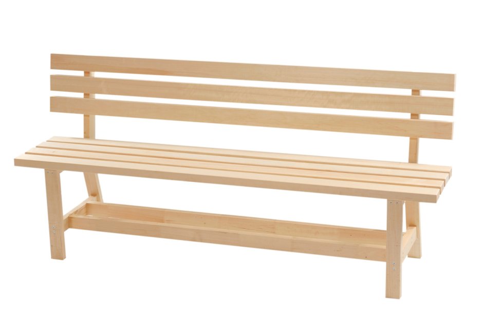 Скамья со спинкой 1000мм банный эксперт 120920