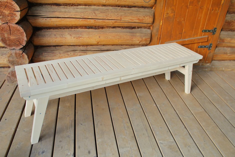 Лавка банная (лиственница) 360*1200 мм