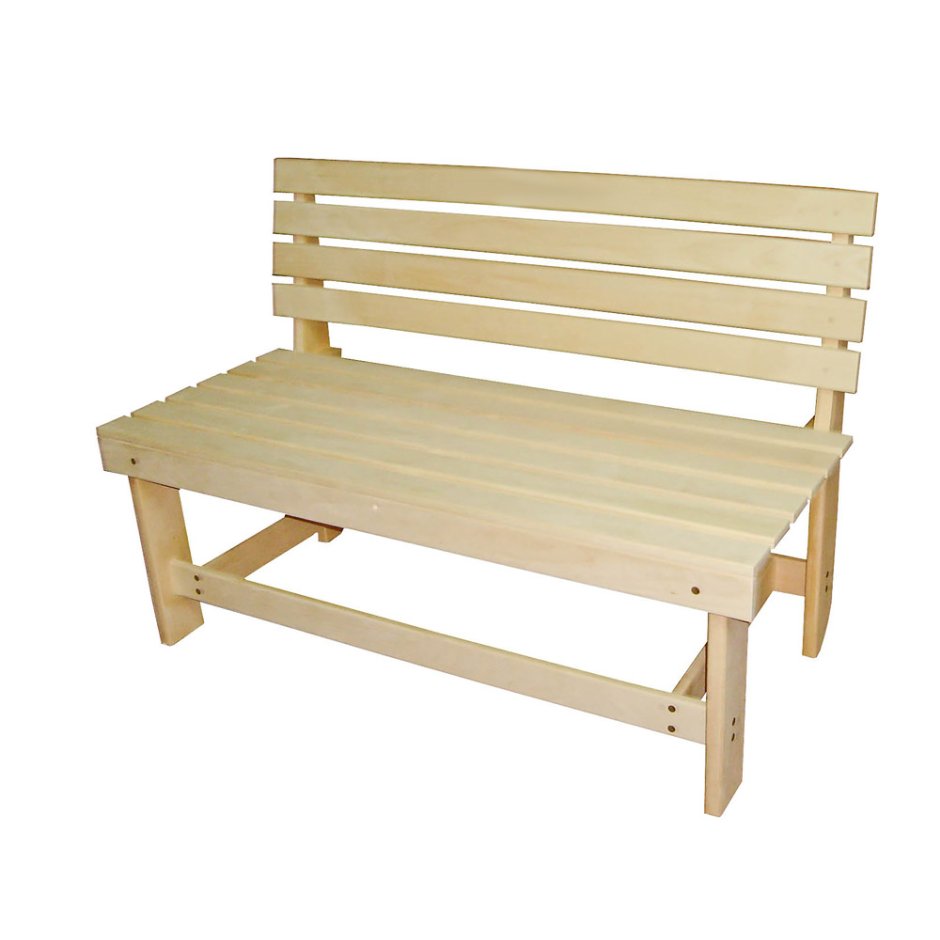 Скамья со спинкой 1000мм банный эксперт 120920