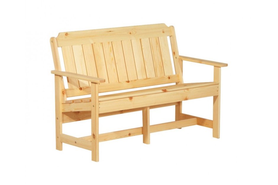 Скамья Садовая Кострома со спинкой 1180 цбу00020222