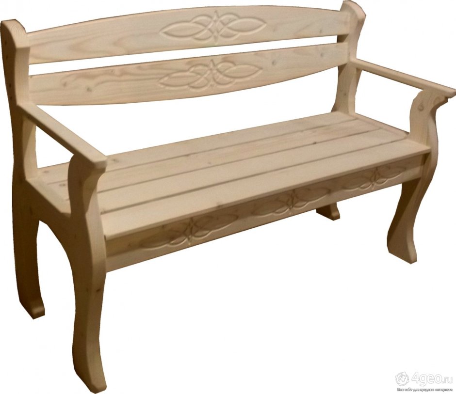 Деревянные лавочки со спинкой