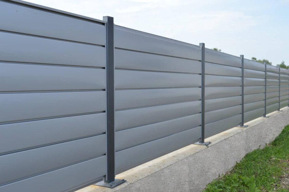 Забор 7024 сайдинг