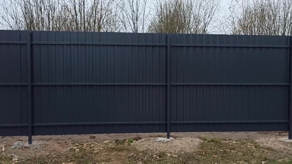 Профнастил графит 7024