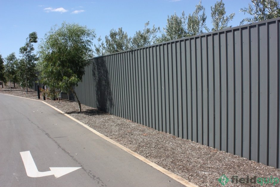 Забор графит 7024 профлист