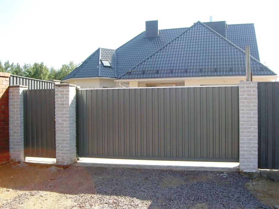 Откатные ворота 7024