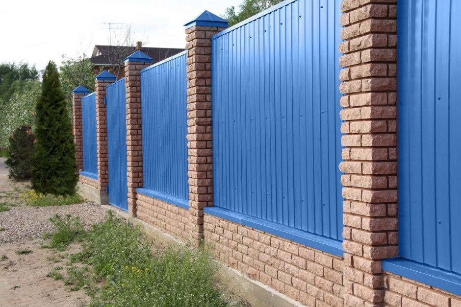 Забор из профлиста