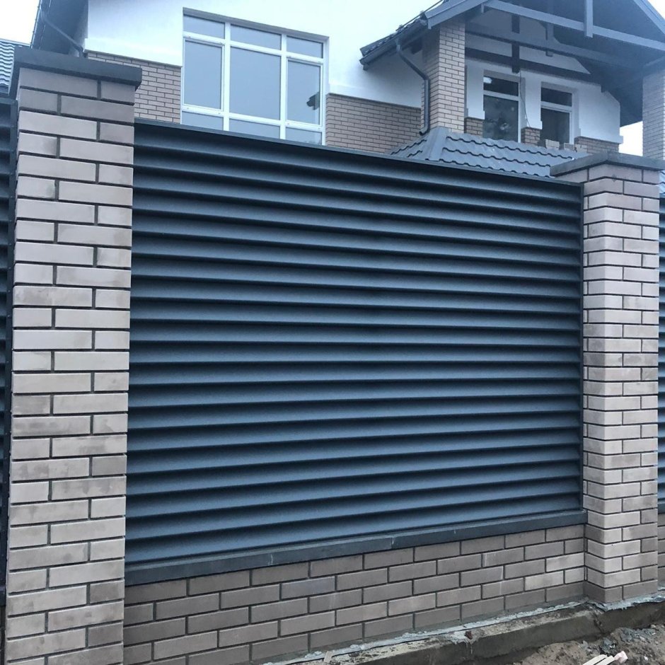 Забор-жалюзи 8017 Grand line