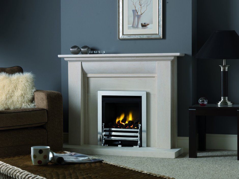 Камин белый