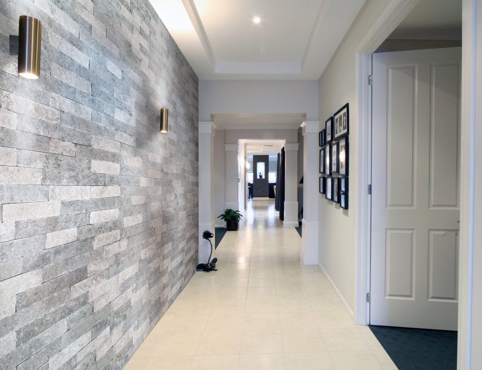 Стеновые панели в коридор под кирпич