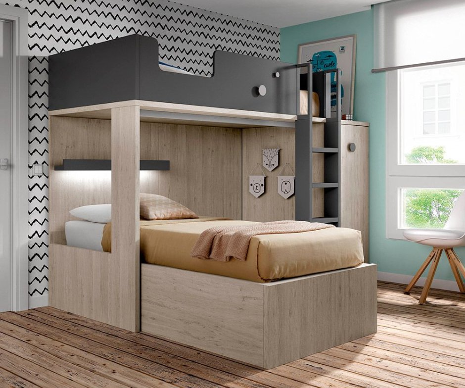 Двухъярусная кровать дизайнерская