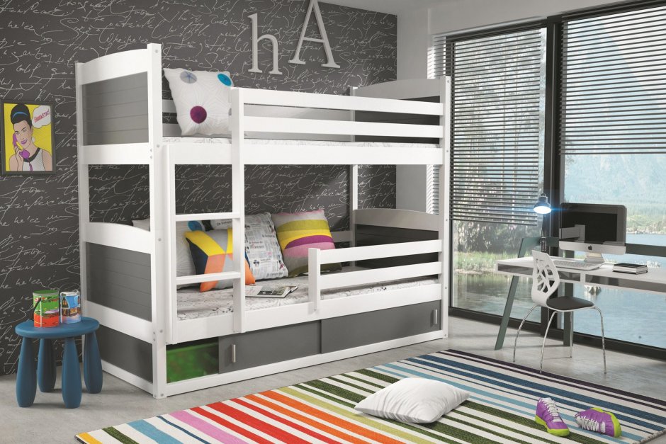 Икеа 2х ярусная кровать детская