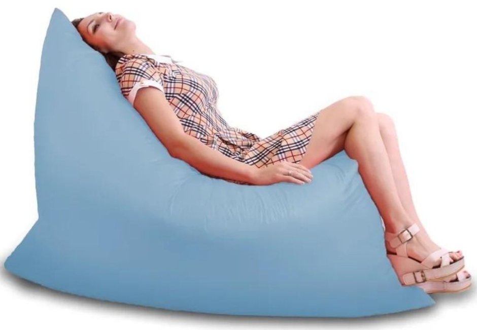 Кресло-мешок "мат" XXL голубой