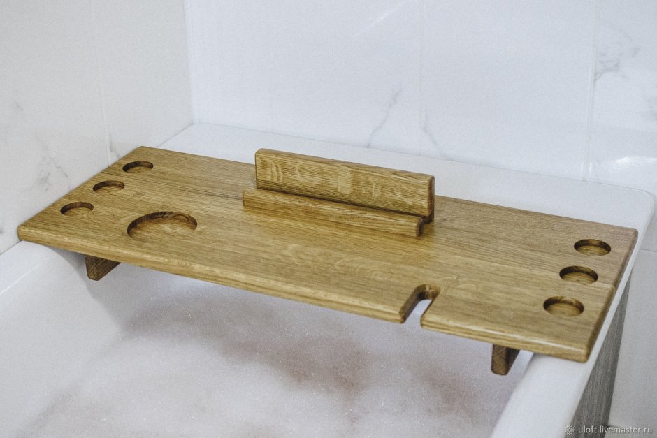 Полка поднос для ванной