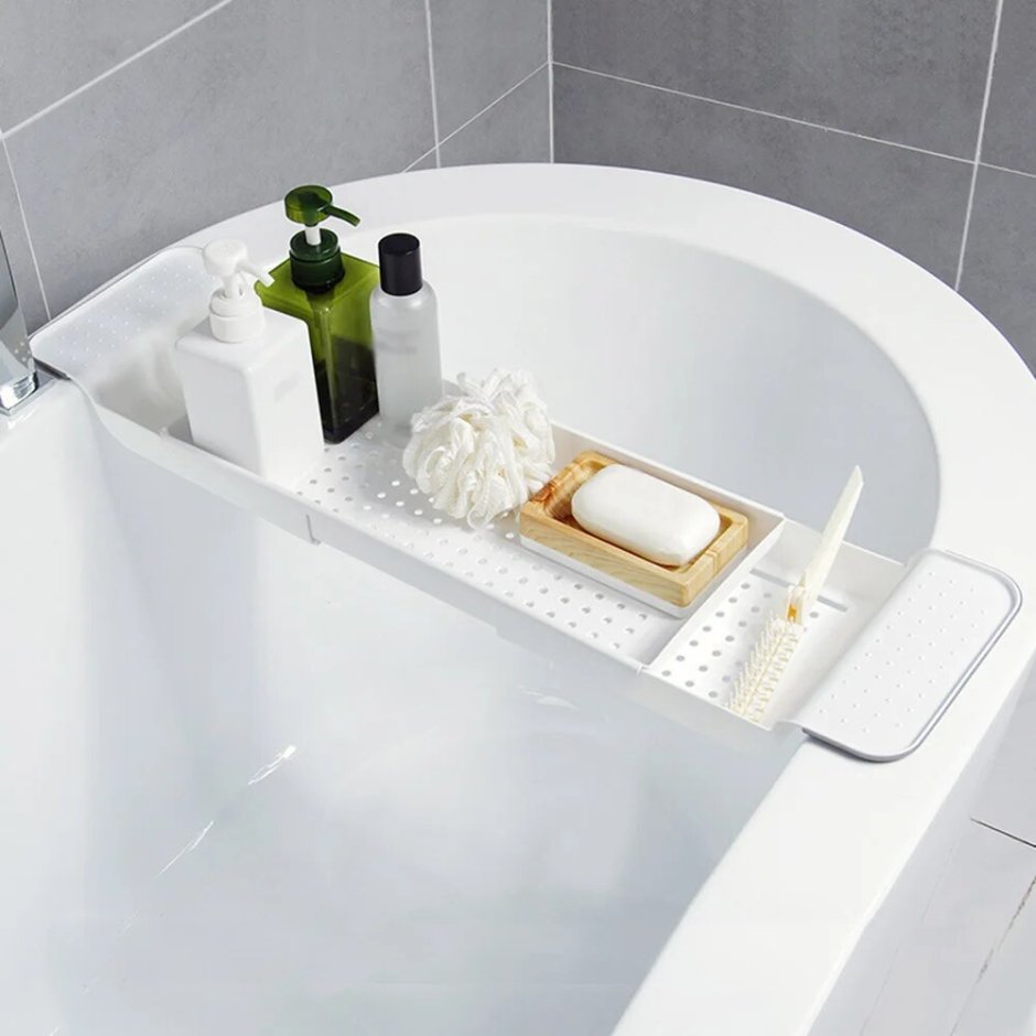 Полка для ванны раздвижная Bath Tray