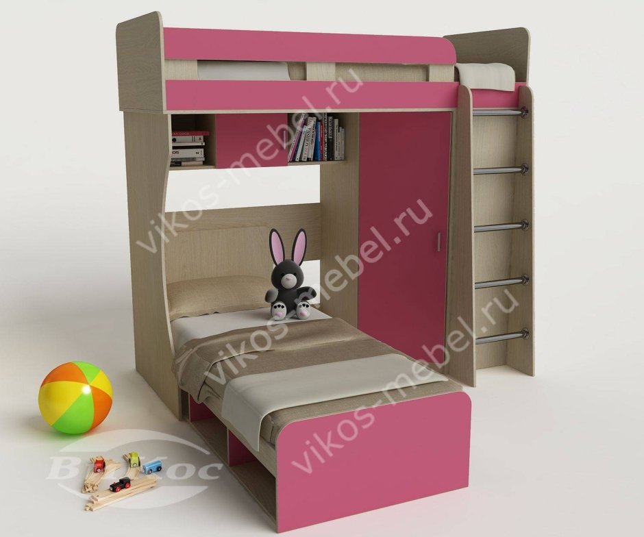 Детский комплекс Карлсон розовый