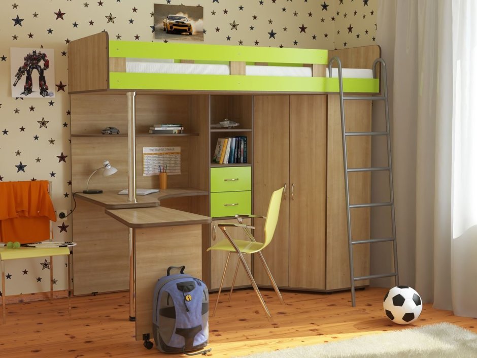 Кровать чердак Карлсон 2