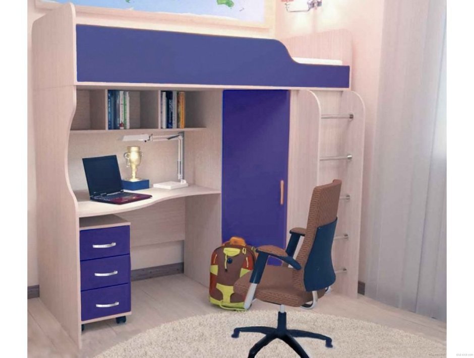 Детская кровать-чердак Карлсон