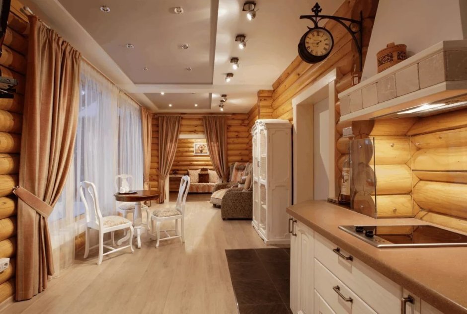 Интерьер сруба 6х5