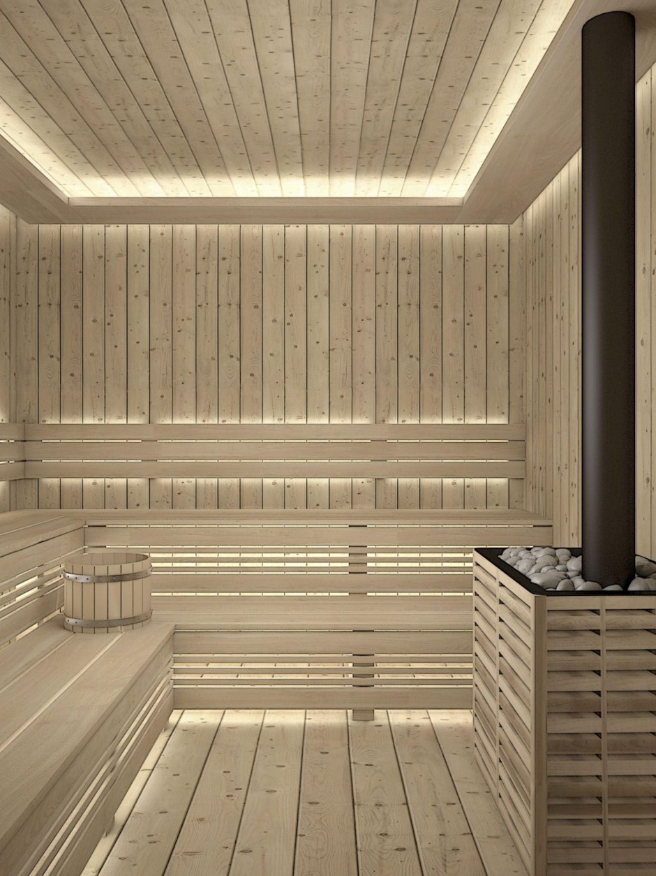 Декор парилки в бане