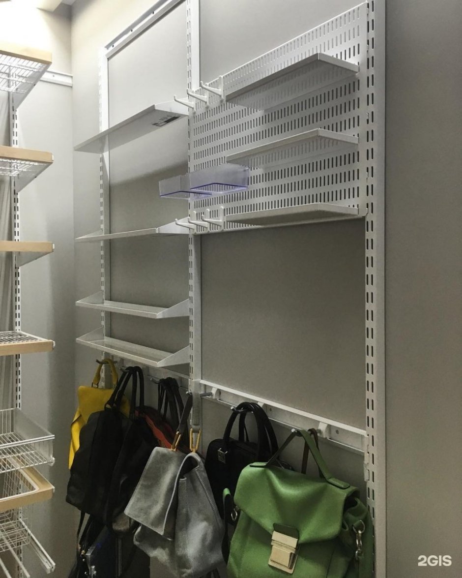 Модульная гардеробная система Elfa