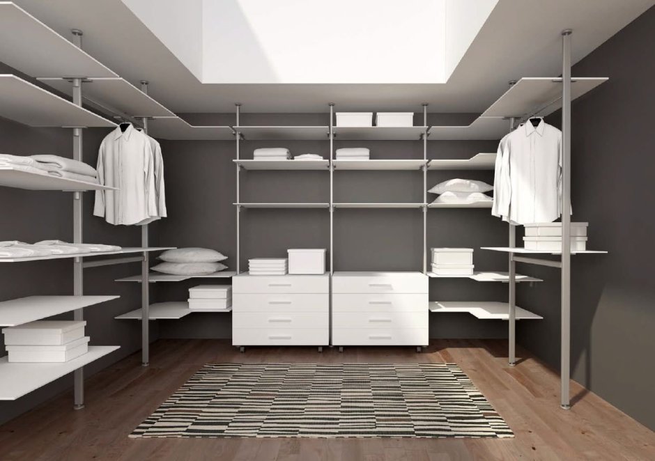 Гардеробные системы металлические