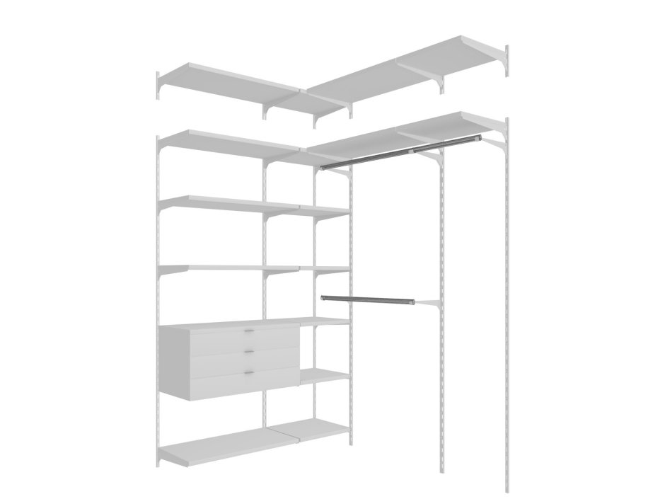 Гардеробная система ПАКС GS 450 354501