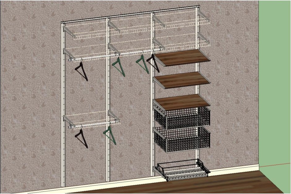 Гардеробная система аристо