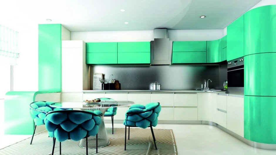 Бирюзовая кухня